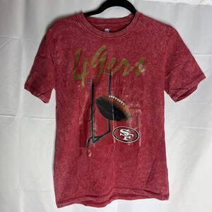 NFL Team Apparel San Francisco 49ers T Shirt Boys Large 14-16 Graphic